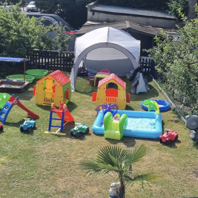 Garten zum spielen